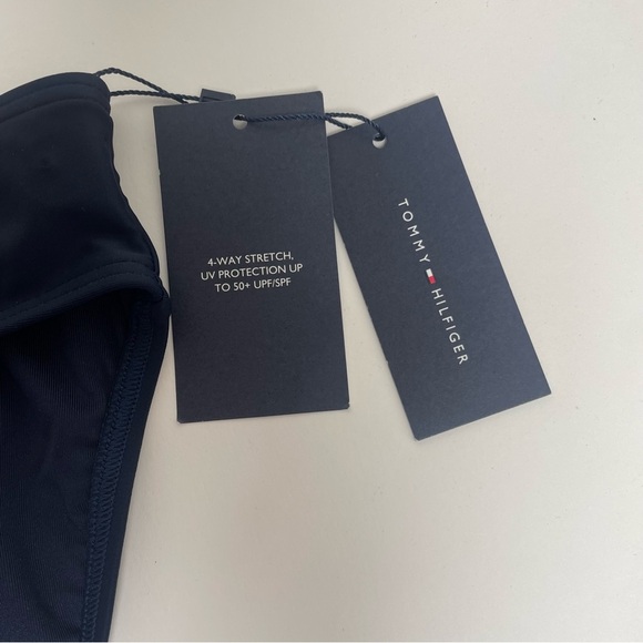 NWT Tommy Hilfiger Navy Blue Women's Swim Bottom Size XL - Picture 2 of 15